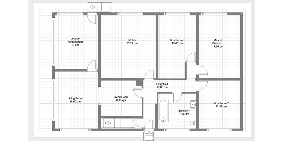 Bungalow mit großem Grundstück, Wintergarten & Pool in Jersleben 4 zimmer