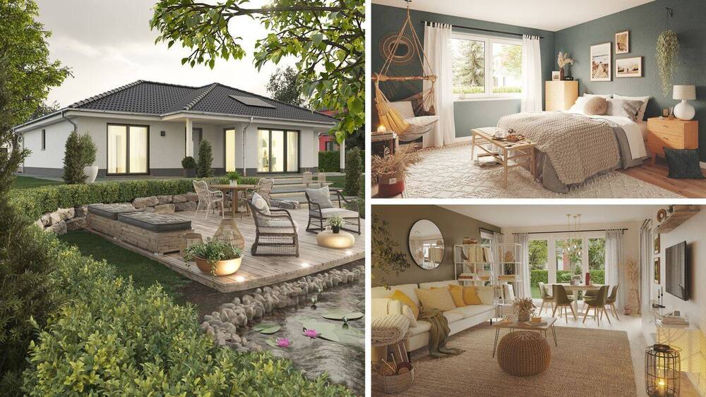 Bungalow Dodendorf Dodendorf - 5 Zimmer, 90 m&sup2;, 340.550&euro; | Angebot:25800262