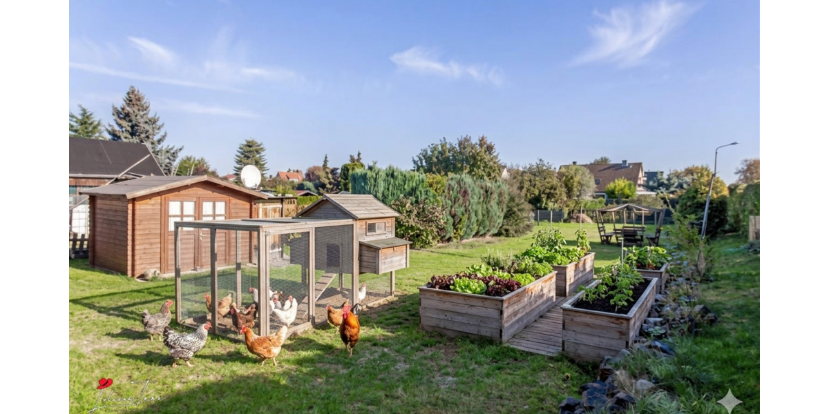 Autark leben & frei sein - Ihr Rückzugsort für Selbstversorger - Doppelhaushälfte Magdeburg Großer Silberberg | Angebot:24806735