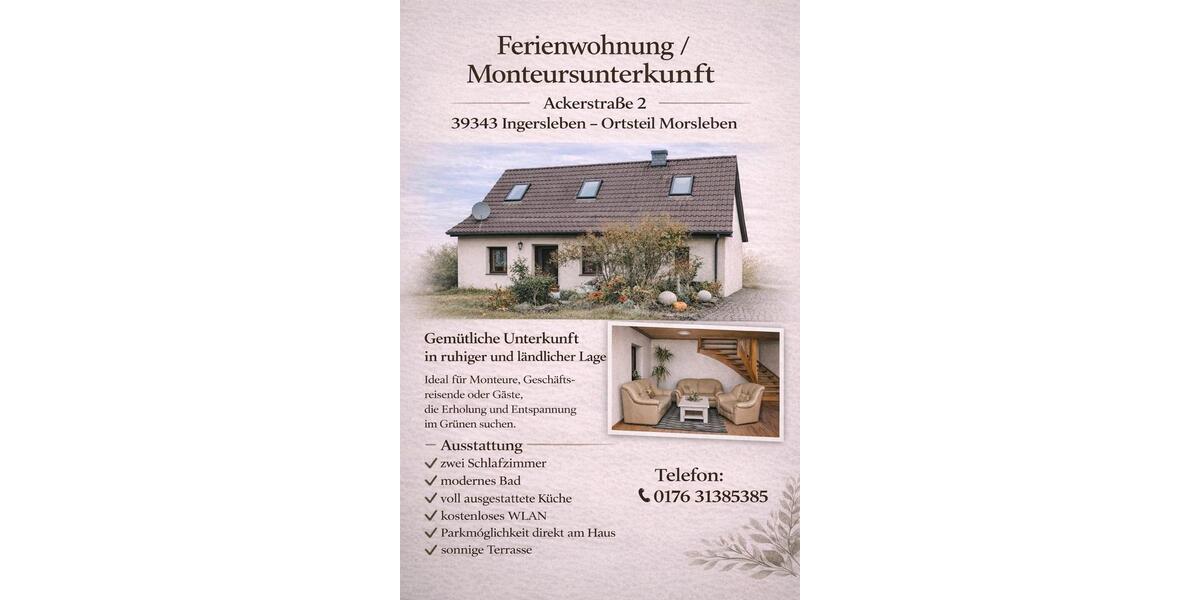 Etagenwohnung Erxleben - 3 Zimmer, 100 m&sup2;, 79&euro; | Angebot:24851152