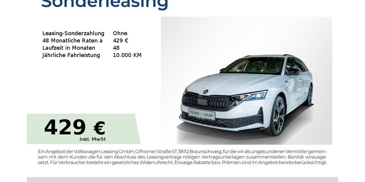 Skoda Octavia 3.500 km 43.890 € Magdeburg 39118