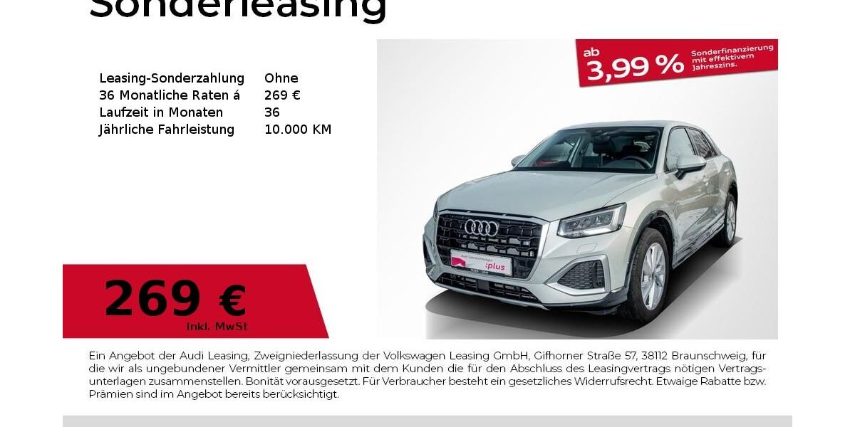 Audi Q2 5.404 km 29.990 &euro; Magdeburg 39126
