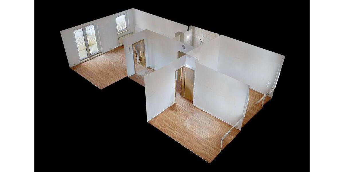 Etagenwohnung Magdeburg Hopfengarten - 3 Zimmer, 57 m&sup2;, 350&euro; | Angebot:24862404