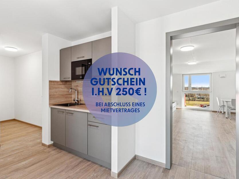 250€ geschenkt! 2-Zimmer Neubauwohnung in der Nähe der Universität! zimmer