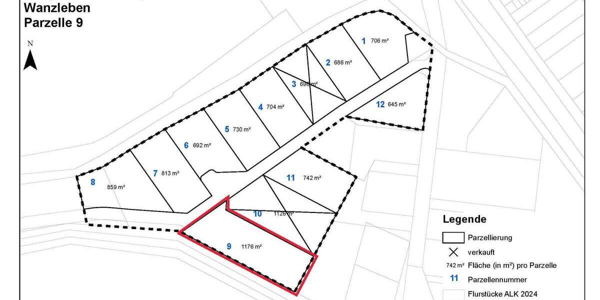Grundstück zu verkaufen in Wanzleben-Börde 188.160 € 1176 m² zimmer