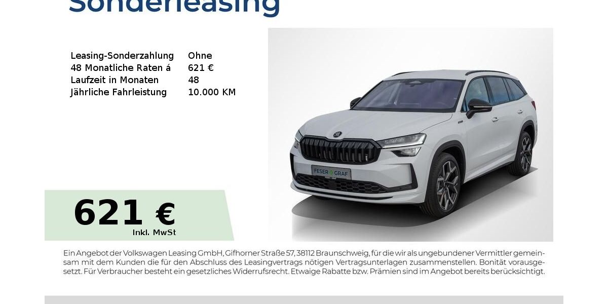 Skoda Kodiaq 4.500 km 54.880 &euro; Magdeburg 39118
