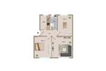 Etagenwohnung Magdeburg Diesdorf - 3 Zimmer, 69 m&sup2;, 585&euro; | Angebot:25570826