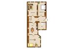 Dachgeschoßwohnung Magdeburg Nordwest - 3 Zimmer, 75 m&sup2;, 699&euro; | Angebot:26652793