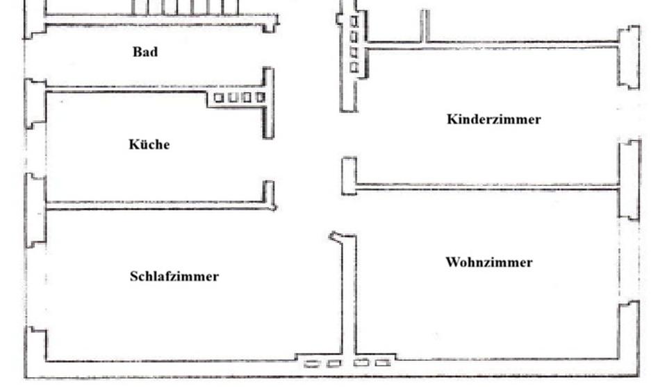 Etagenwohnung Magdeburg Beyendorf-Sohlen - 3 Zimmer, 67 m&sup2;, 450&euro; | Angebot:26690575