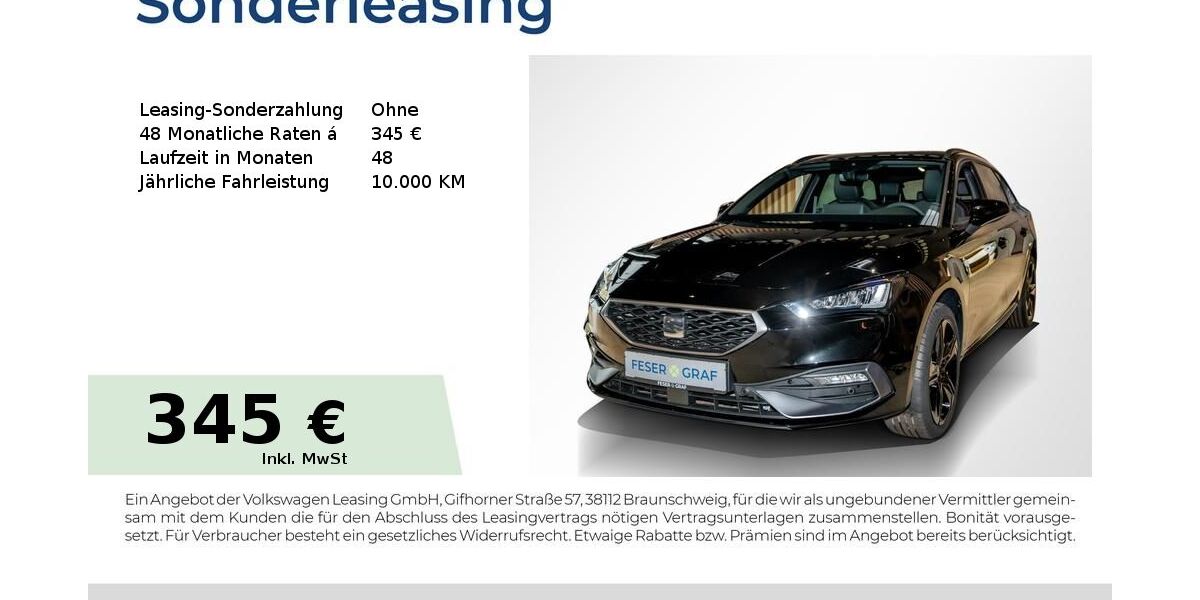 Seat Leon 5.200 km 36.780 &euro; Magdeburg 39118
