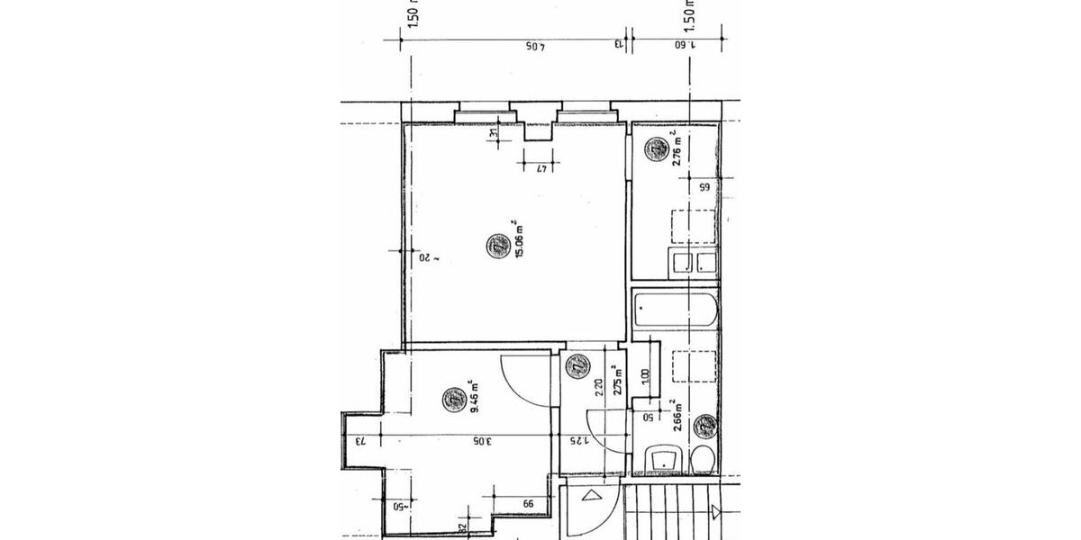 charmante Dachgeschosswohnung mit Potenzial in zentraler Lage 2 zimmer