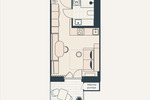Etagenwohnung Magdeburg Leipziger Straße - 1 Zimmer, 35 m&sup2;, 1.200&euro; | Angebot:23544922