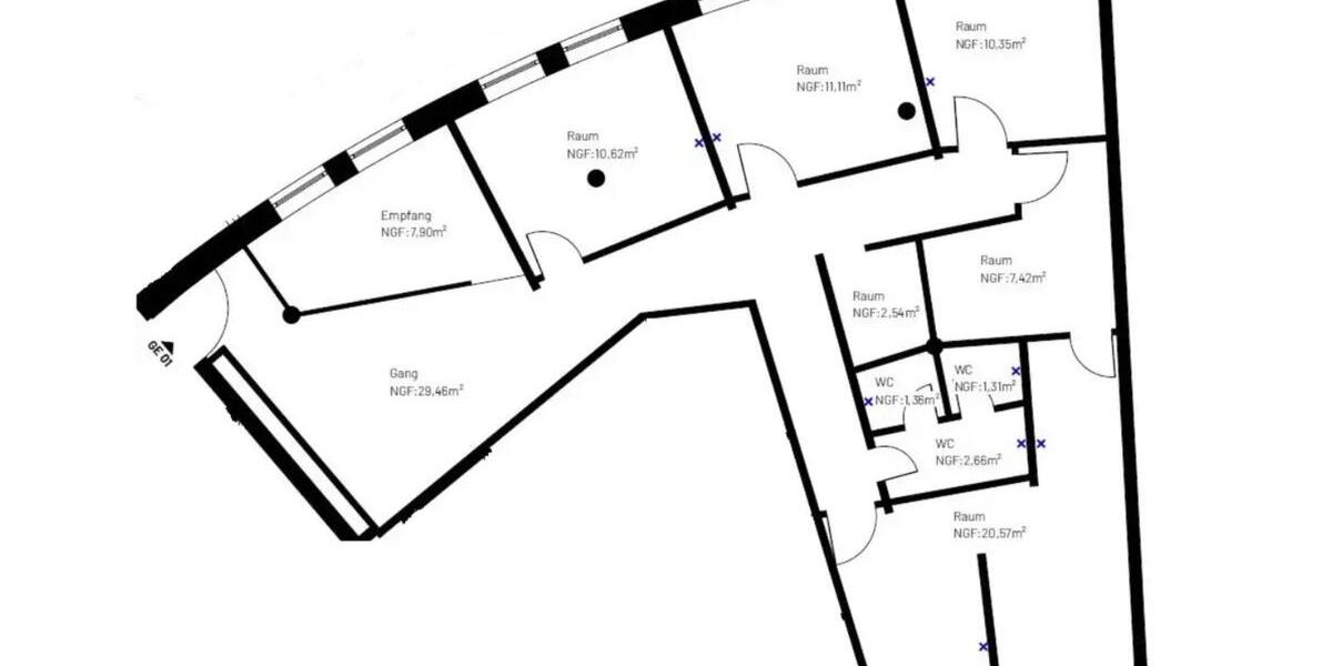 Gewerbeeinheit im Ärztehaus zimmer