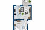 Etagenwohnung Magdeburg Brückfeld - 2 Zimmer, 46 m&sup2;, 303&euro; | Angebot:26644725
