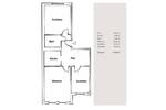 Etagenwohnung Magdeburg Neue Neustadt - 3 Zimmer, 57 m&sup2;, 340&euro; | Angebot:26017853