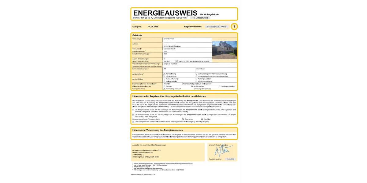 Einfamilienhaus Hohe Börde - 4 Zimmer, 122 m&sup2;, 400.000&euro; | Angebot:26212785