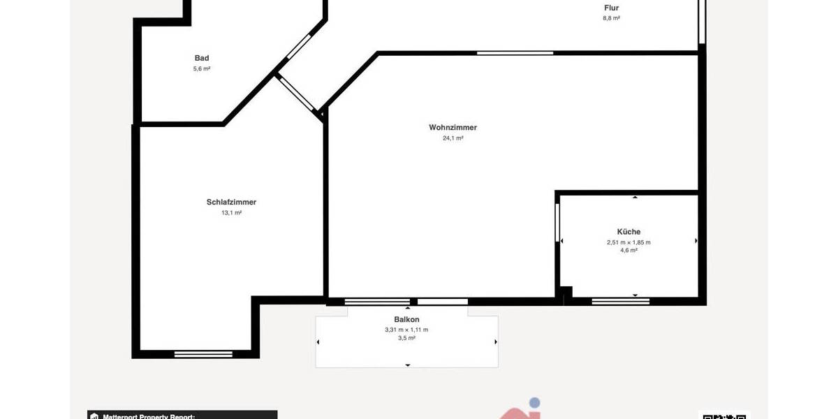 Etagenwohnung Magdeburg Stadtfeld Ost - 2 Zimmer, 57 m&sup2;, 119.000&euro; | Angebot:26799260