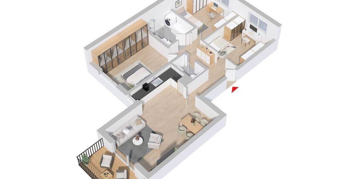 Etagenwohnung Magdeburg Fermersleben - 4 Zimmer, 359.000&euro; | Angebot:25968747