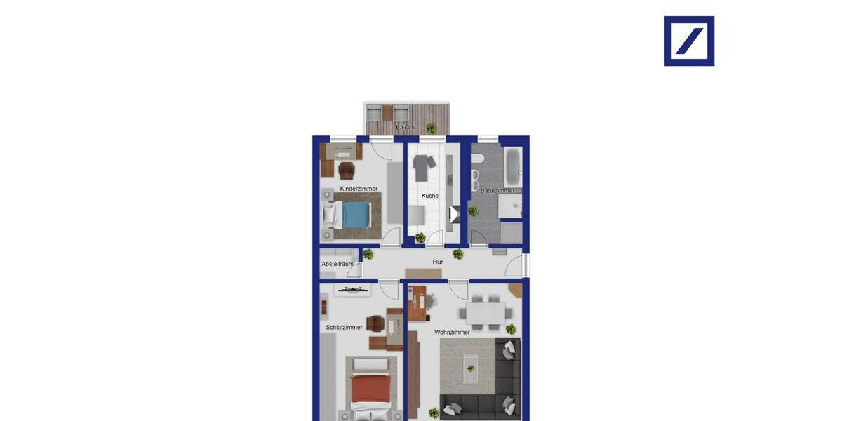 Erdgeschoßwohnung Magdeburg Nordwest - 3 Zimmer, 93 m&sup2;, 750&euro; | Angebot:25350274