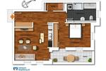 Erdgeschoßwohnung Magdeburg Brückfeld - 2 Zimmer, 65 m&sup2;, 940&euro; | Angebot:26476546