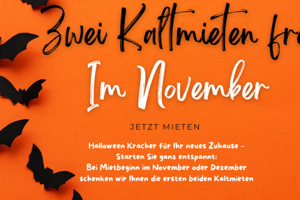 Wohnung zum wohlfühlen mit großem Balkon - Jetzt Halloweenkracher nutzen und zwei Kaltmieten sparen. zimmer