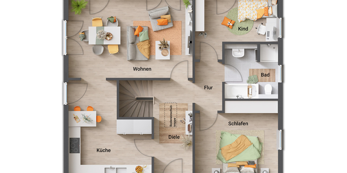 Bungalow Magdeburg Ottersleben - 3 Zimmer, 90 m&sup2;, 385.350&euro; | Angebot:25737785