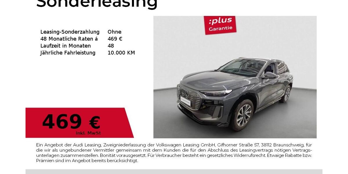 Audi Q6 e-tron 5.707 km 52.990 € Magdeburg 39126