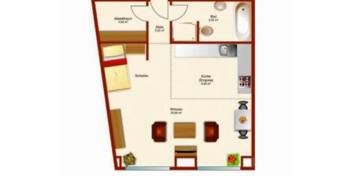 Loft - Studio - Atelier Magdeburg Neue Neustadt - 1 Zimmer, 53 m&sup2;, 98.000&euro; | Angebot:26447292