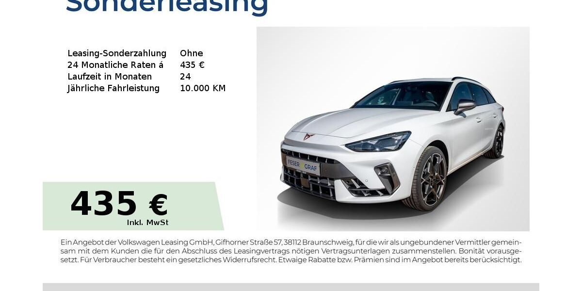 Cupra Leon 8.500 km 37.980 &euro; Magdeburg 39118