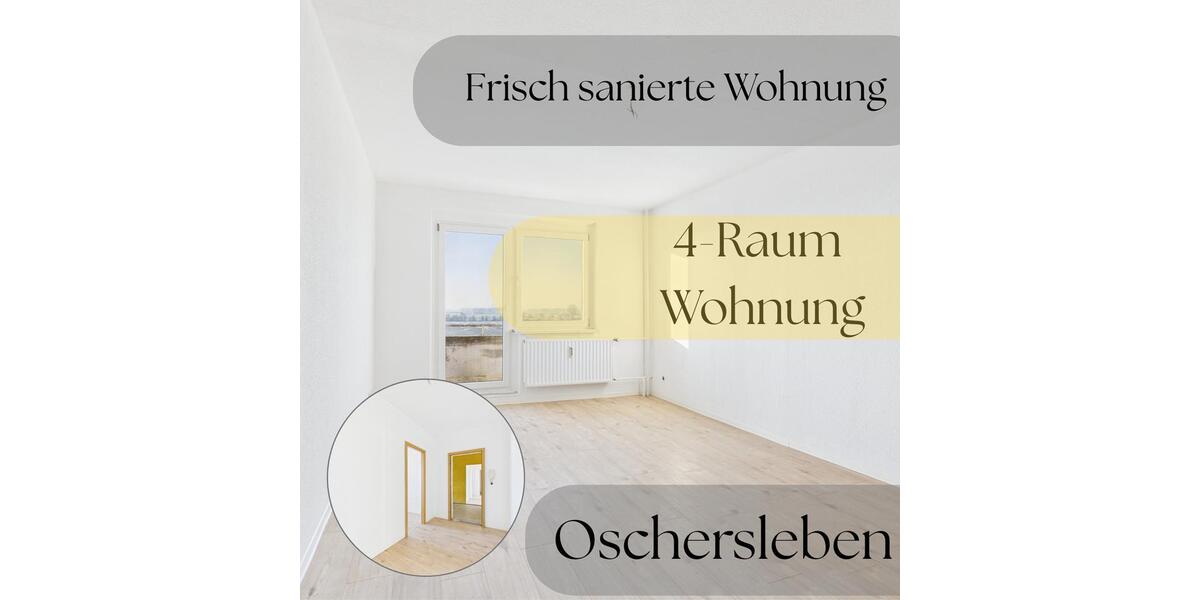 4-Räume zum Wohlfühlen – perfekt für Familien in Oschersleben 3 zimmer