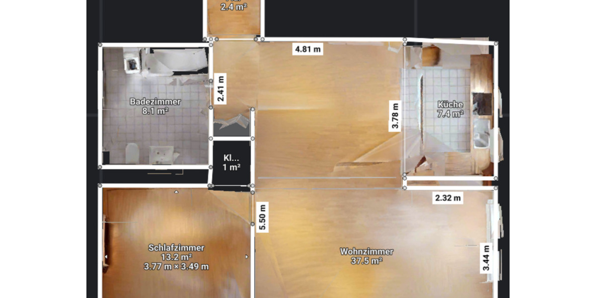 Dachgeschoßwohnung Magdeburg Nordwest - 2 Zimmer, 65 m&sup2;, 117.000&euro; | Angebot:25131361