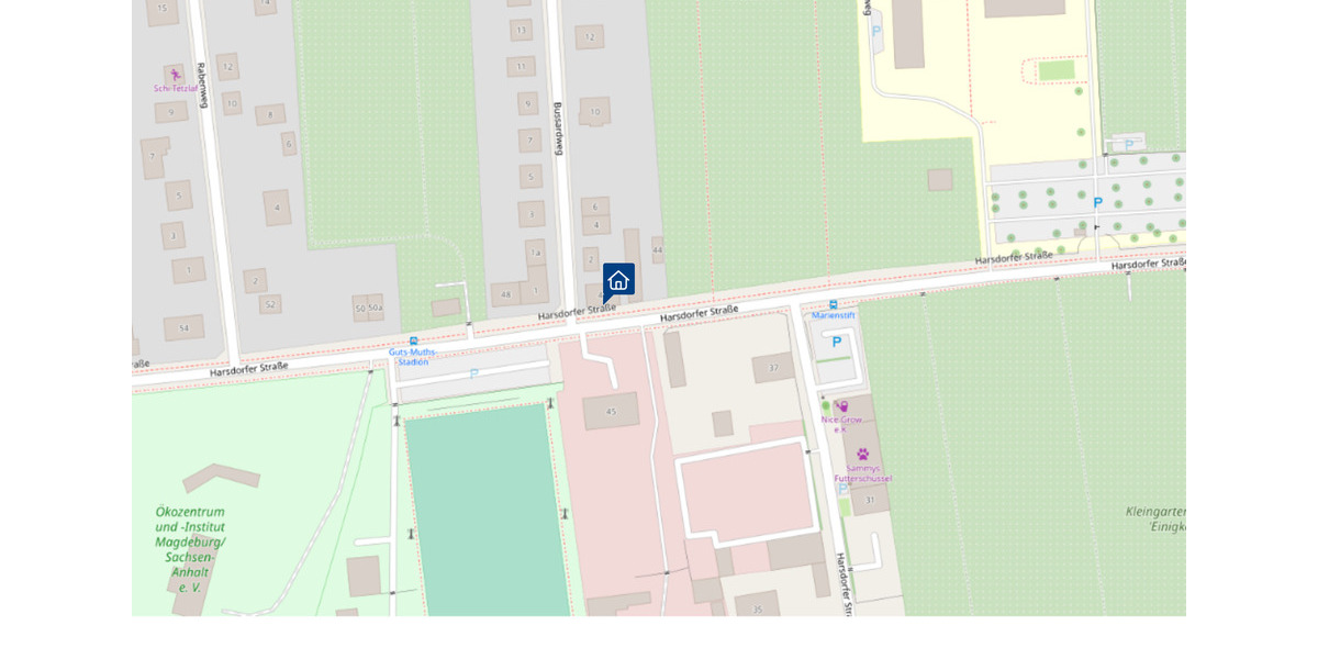 Etagenwohnung Magdeburg Diesdorf - 2 Zimmer, 53 m&sup2;, 424&euro; | Angebot:24808544