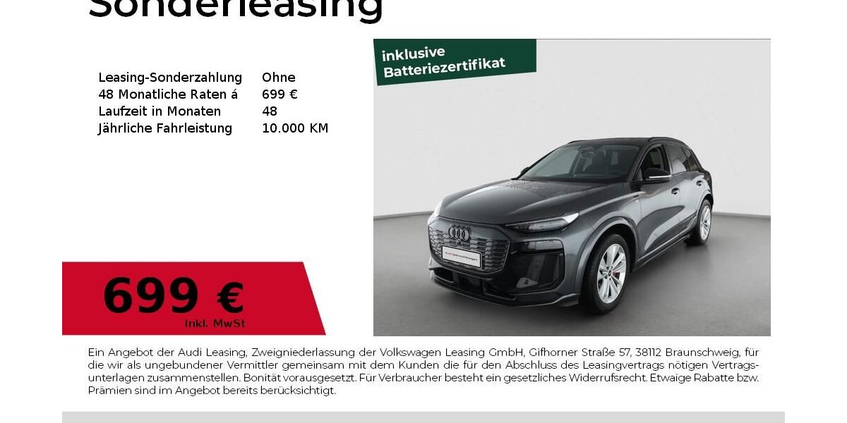 Audi Q6 e-tron 10.087 km 68.990 &euro; Magdeburg 39126