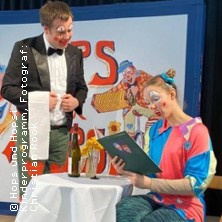 Clown Hops und Hopsi Kinderprogramm - Hops, der Oberkellner 28.02.2027 Theater Grüne Zitadelle
