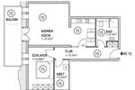 Etagenwohnung Magdeburg Neue Neustadt - 2 Zimmer, 75 m&sup2;, 716&euro; | Angebot:26662544