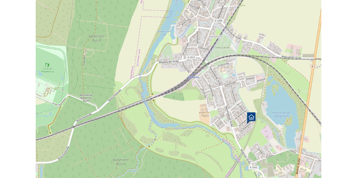 Dachgeschoßwohnung Biederitz - 2 Zimmer, 57 m&sup2;, 480&euro; | Angebot:24428116