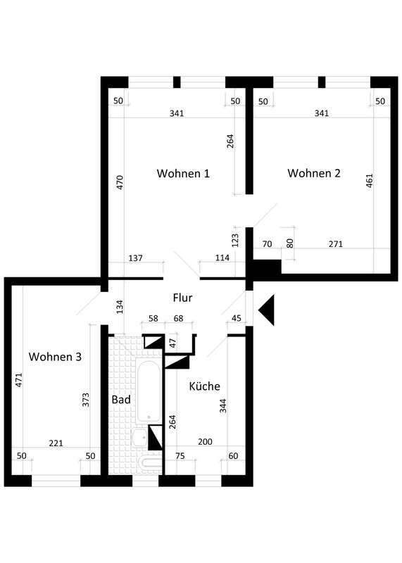Wohnung zum Mieten in Magdeburg 405 € 59 m²