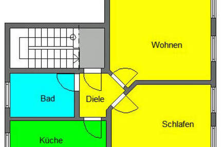sehr schöne möbilierte 2-Raum-Wohnung in der Nähe der Sudenburger Magistrale 2 zimmer