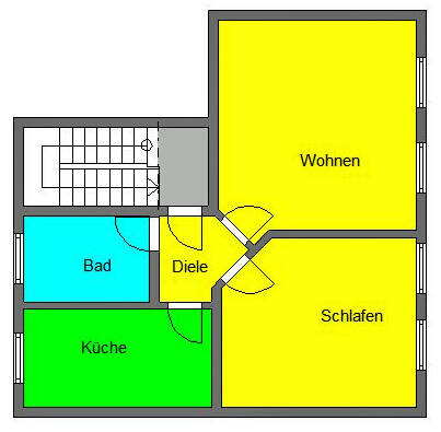 sehr schöne möbilierte 2-Raum-Wohnung in der Nähe der Sudenburger Magistrale 2 zimmer