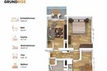 Etagenwohnung Magdeburg Neue Neustadt - 2 Zimmer, 56 m&sup2;, 169.000&euro; | Angebot:26221479