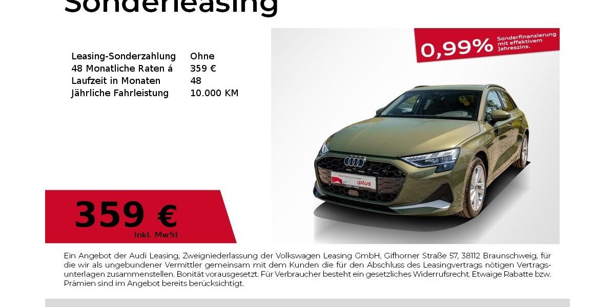 Audi A3 21.253 km 32.940 &euro; Magdeburg 39126