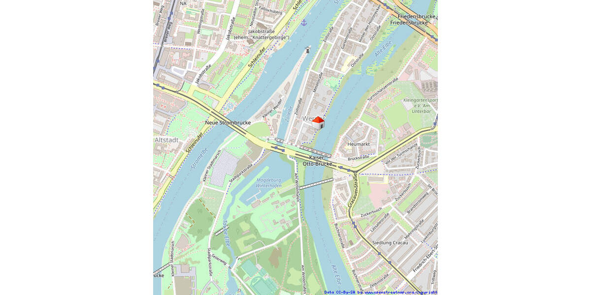 Etagenwohnung Magdeburg Werder - 2 Zimmer, 76 m&sup2;, 368.000&euro; | Angebot:25708772