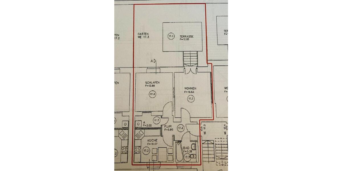 Etagenwohnung Magdeburg Diesdorf - 2 Zimmer, 58 m&sup2;, 97.000&euro; | Angebot:26455471