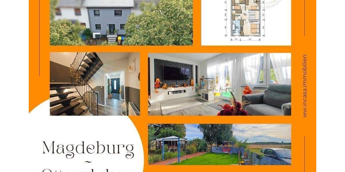 Top modernisiert - Energiesparendes Reihenmittelhaus in Magdeburg Ottersleben 4 zimmer