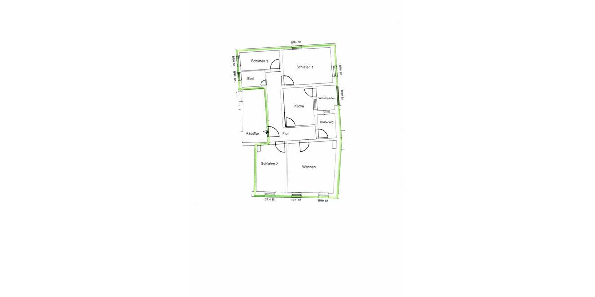 Etagenwohnung Magdeburg Neue Neustadt - 4 Zimmer, 98 m&sup2;, 840&euro; | Angebot:26654600
