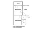 Etagenwohnung Magdeburg Beyendorf-Sohlen - 2 Zimmer, 53 m&sup2;, 330&euro; | Angebot:26455545