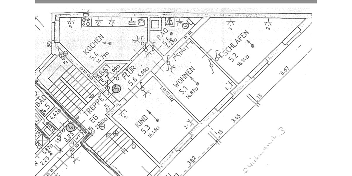 Erdgeschoßwohnung Magdeburg Hopfengarten - 3 Zimmer, 80 m&sup2;, 600&euro; | Angebot:19891419