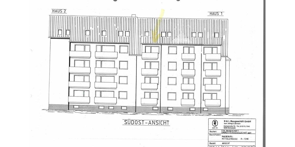 Dachgeschoßwohnung Magdeburg Brückfeld - 3.5 Zimmer, 86 m&sup2;, 605&euro; | Angebot:24918549