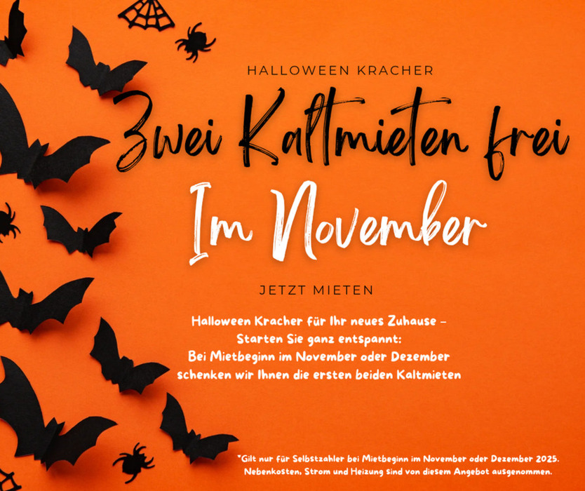 Wohnung mit Ausblick - Halloween Kracher jetzt zwei Kaltmieten frei! zimmer