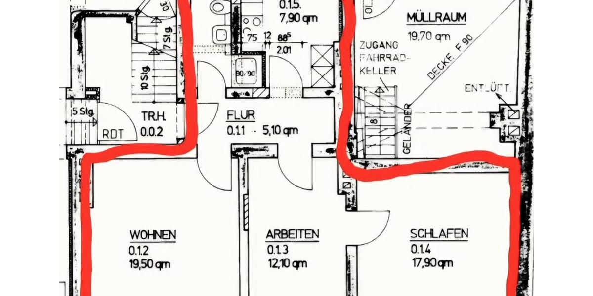 Erdgeschoßwohnung Magdeburg Brückfeld - 3 Zimmer, 67 m&sup2;, 500&euro; | Angebot:25891213
